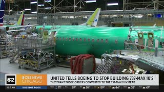 United tells Boeing to stop building 737 Max 10s [upl. by Adnelg]