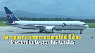 Aeropuerto Internacional del Cibao PlaneSpotting aviation aeropuerto planespotting [upl. by Aihtnyc]