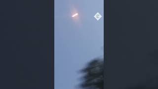 Russian missile shot down by Ukrainian forces [upl. by Ylagam]