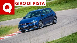 Giro di pista la Volkswagen Polo GTI al Vairanoring [upl. by Esirrehc726]