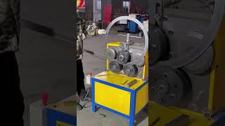 Electric Pipe Tube Bender Roller Metal Steel Tube Bending Rolling Machine bender bendingmachine [upl. by Keir]