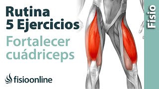 5 ejercicios para fortalecer cuádriceps [upl. by Elohcan]