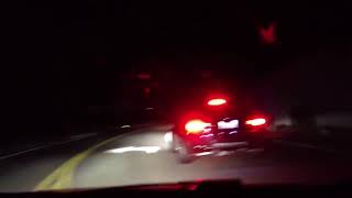 BMW M3 vs 335i  Night Street Racing Crash [upl. by Navanod]