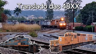 Último translado das SD402BB e SD40T2BB descendo para o Horto Florestal [upl. by Gabriel]