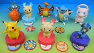 2005 POKEMON ADVANCED GENERATION SET OF 8 McDONALDS HAPPY MEAL COLLECTION TOYS VIDEO REVIEW [upl. by Irmina544]