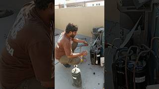 New compressor installation dubai accooling airconditioner accompressor accompagnement ac [upl. by Akirdnuhs]