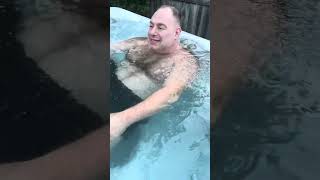 Fire and Ice Apefather in his Balboa Hot Tub In October Halloween time 104 Degrees OH amc djt [upl. by Nwahsed]