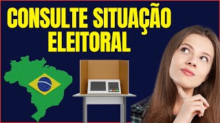 CONSULTAR SITUAÇÃO ELEITORAL [upl. by Phyllys593]