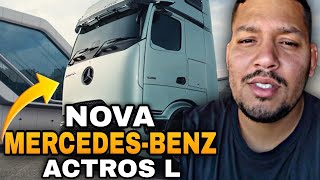 NOVA MERCEDESBENZ TRUCK ACTROS L 2024 INTERIOR GIGA SPACE [upl. by Kilar89]