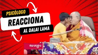 PSICOLOGO REACCIONA el Dalai Lama le pide a un niño chuparle la lengua [upl. by Cookie]