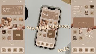 Aesthetic home screen customization  tranparant widget  widgetsmith tutorial [upl. by Steffen114]