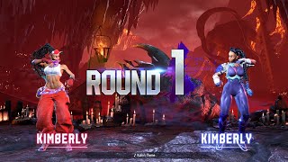 Street Fighter 6 ENDMAME Kimberly vs rain Kimberly MOD [upl. by Hgielrebma]