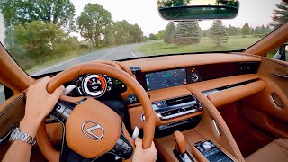 2021 Lexus LC 500 Convertible  POV Driving Impressions [upl. by Darum]