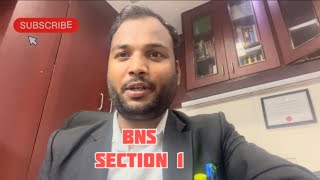 Bns bhartiya nayaye sanhitabnssection1fulldetailsbhartiyanyaysanhitatitleextentcommencement [upl. by Mmada140]