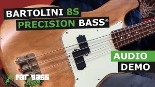 Bartolini 8S Precision Bass Pickup Demo [upl. by Peacock284]