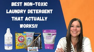 Best NonToxic Laundry Detergent That Actually Works [upl. by Eninaj754]