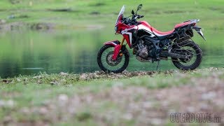 2017 Honda CRF1000L Africa Twin first ride review  OVERDRIVE [upl. by Otinauj]