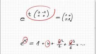 13B1 Exponentialfunktion von Matrix Differentialgleichungssystem dazu [upl. by Amej]