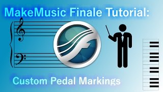 MakeMusic Finale Tutorial Custom Pedal Markings [upl. by Aihsekat]