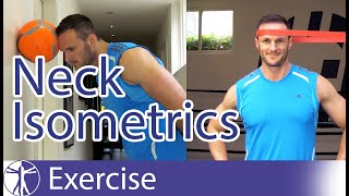 Isometric Neck Pain Exercises for aspecific Neck Pain [upl. by Eceertal605]