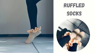 Ruffled Socks Quick and Easy Crochet Tutorial  Size Inclusive Pattern 46 [upl. by Aniaz720]