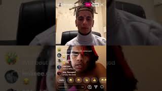 LilJitM3N and Enzo beef on flyysoulja Instagram live  🥩 [upl. by Filip]