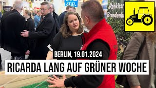 19012024 Berlin Ricarda Lang auf Grüner Woche [upl. by Eyoj584]