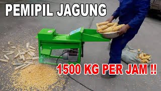 PEMIPIL JAGUNG ELECTRIC KAPASITAS 1500 KG PER JAM [upl. by Retsof812]