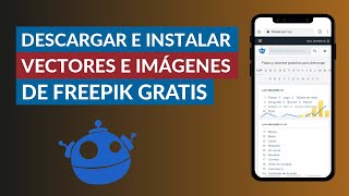 Cómo Descargar e Instalar Vectores e Imágenes de Freepik Premium [upl. by Llerdnad740]