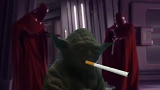 Yoda VS Palpatine but yoda is HIGH  Office Wars [upl. by Jessen437]