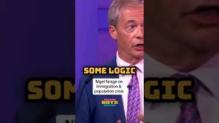 Nigel Farage nigelfarage logic immigration frog frogface politics political funny shorts [upl. by Airamahs]