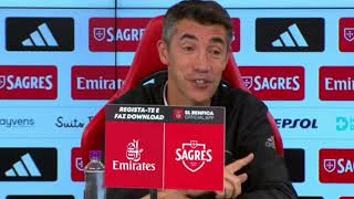 Conferência de imprensa pós jogo Benfica 5×0 Rio Ave de Bruno Lage [upl. by Dewhurst]