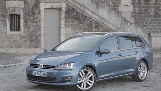 Essai Volkswagen Golf SW 20 TDI 150 DSG6 Carat 2013 [upl. by Nawram947]