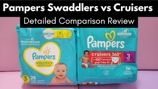 Pampers Swaddlers vs Cruisers With Absorbency Test Video [upl. by Heller415]