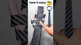 how to tie a tie easy stepshortsfeed knotskillyt shorts tie dailyhacks boysattitudestatus [upl. by Frasier]