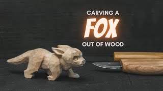 Carving a Fox Figurine [upl. by Quinn]