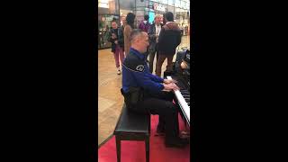 Imagine played on the piano and sung by a Swiss policeman [upl. by Drofnas]