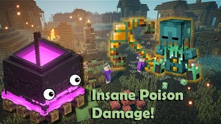 Minecraft Dungeons The Ballistic Squid Build Showcase  My First Themed Build Soggy Swamp Apoc25 [upl. by Enialehs]