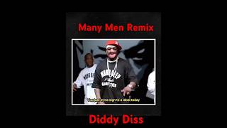 Who did this 😂 ManyMen Remix about Diddy 50cent will be proud rap music seancombs pdiddy [upl. by Etnomal]