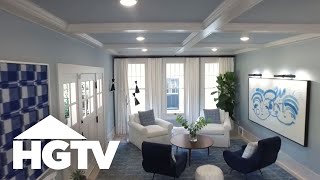 90Second Interior Tour  Urban Oasis 2017  HGTV [upl. by Rick172]