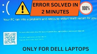 Your device ran into a problem and needs to restart  Windows 10118  Blue Screen Error [upl. by Irpak]