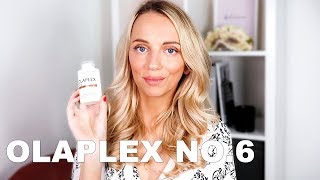 OLAPLEX 6 REVIEW  LEAVEIN BOND SMOOTHER STYLING CREME [upl. by Hillman]