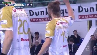 DUNKERQUE VS SAINT RAPHAEL Handball LNH D1 2015 2016 13e journée [upl. by Retsae]