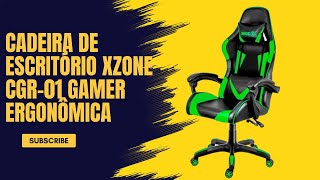 Cadeira de escritório XZone CGR 01 gamer ergonômica [upl. by Atiruam]