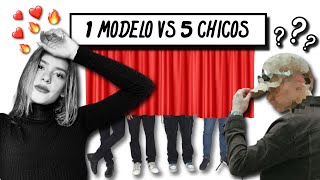 ¡CITA A CIEGAS 1 MODELO VS 5 CHICOS 😳  ¡AL PAREDÓN [upl. by Harelda935]