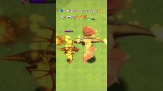 Dragons meet their variants  Super Dragon vs Dragon  clashofclans shorts viralshorts coc [upl. by Fionna784]