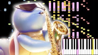 IMPOSSIBLE REMIX  Epic Sax Squirtle  Piano Cover [upl. by Granniah]