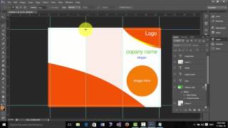 How to design a brochure in photoshop cs6 [upl. by Alano]