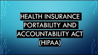 HIPAA Compliance Health Insurance Portability and Accountability Act  H I P A A Hindi Explanation [upl. by Aggappora142]