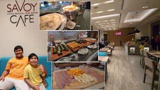 SAVOY CAFE  BUFFET BREAKFAST  Eats CHESKA savoyhotelmamaia4009 [upl. by Derward]